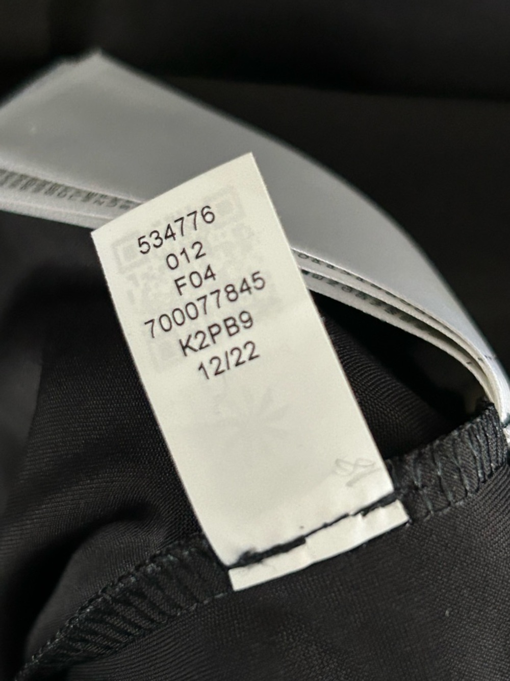 Athleta Cosmic Layer Dress Button Front Collared NWOT Black Nylon Athletic MIDI - Picture 15 of 16